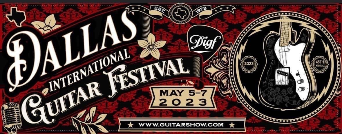 The Trinity River Blues Society will have a booth at the Dallas Guitar Show